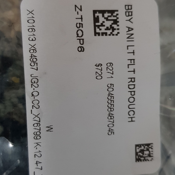 Burberry Leather deer print pouch 100% Authentic Original Genuine - Picture 4 of 4